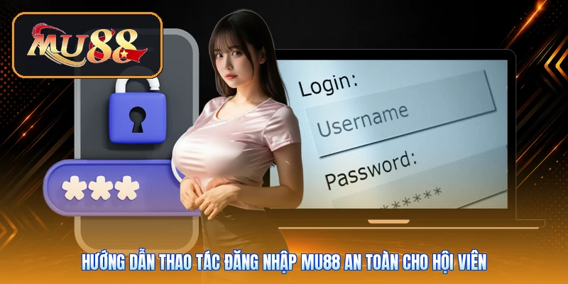 Hướng dẫn thao tác đăng nhập Mu88 an toàn cho hội viên